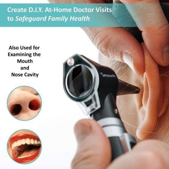 SereneLife Fiber Optic Otoscope / Auriscope – Internal Ear Inspection Instrument