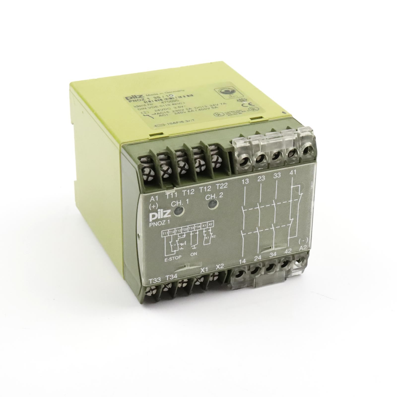 Pilz safety relay PNOZ1 3S / 1Ö 475695 GEB