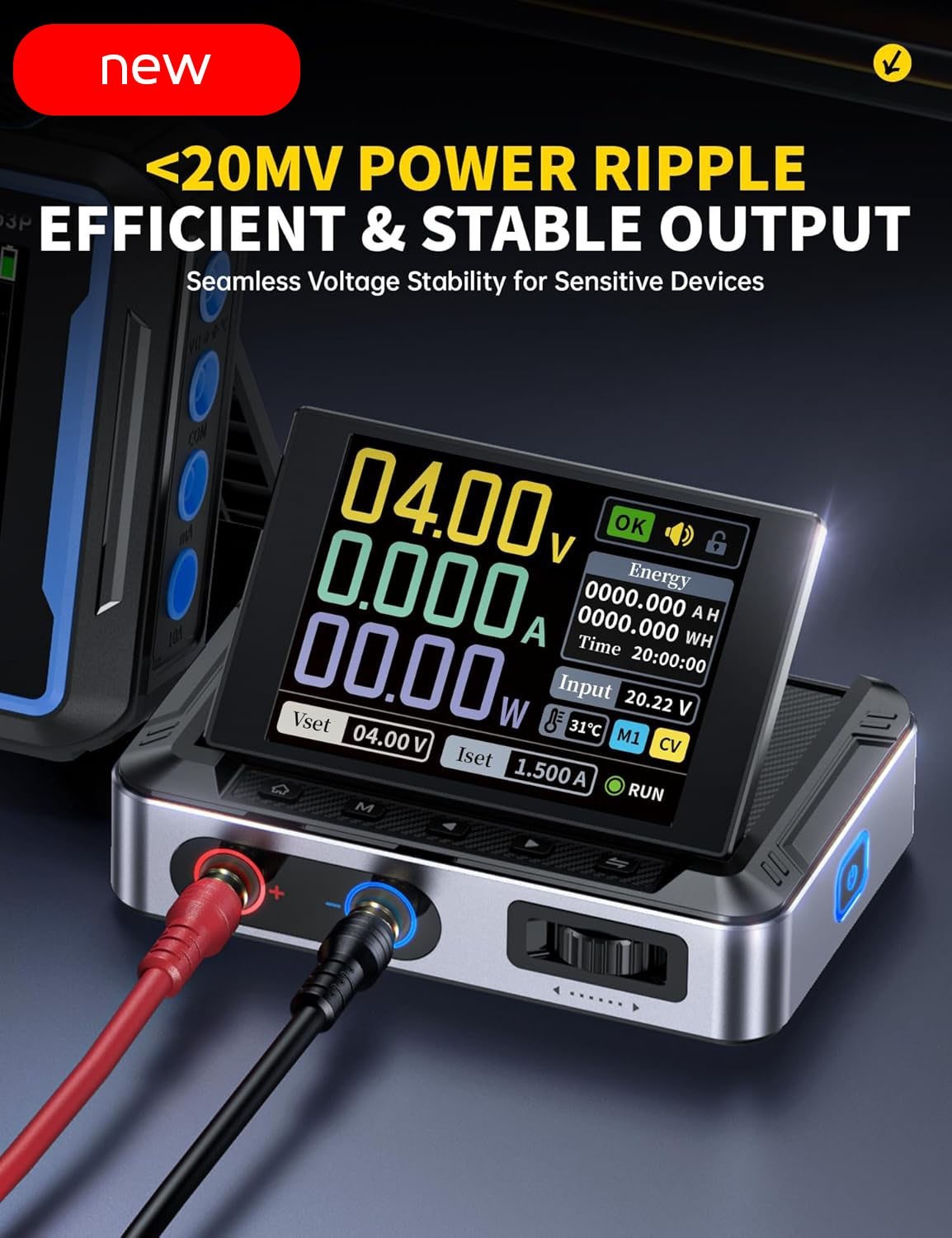 Fuente de alimentación CC variable, 30 V, 5 A, ajustable, para CNC con pantalla