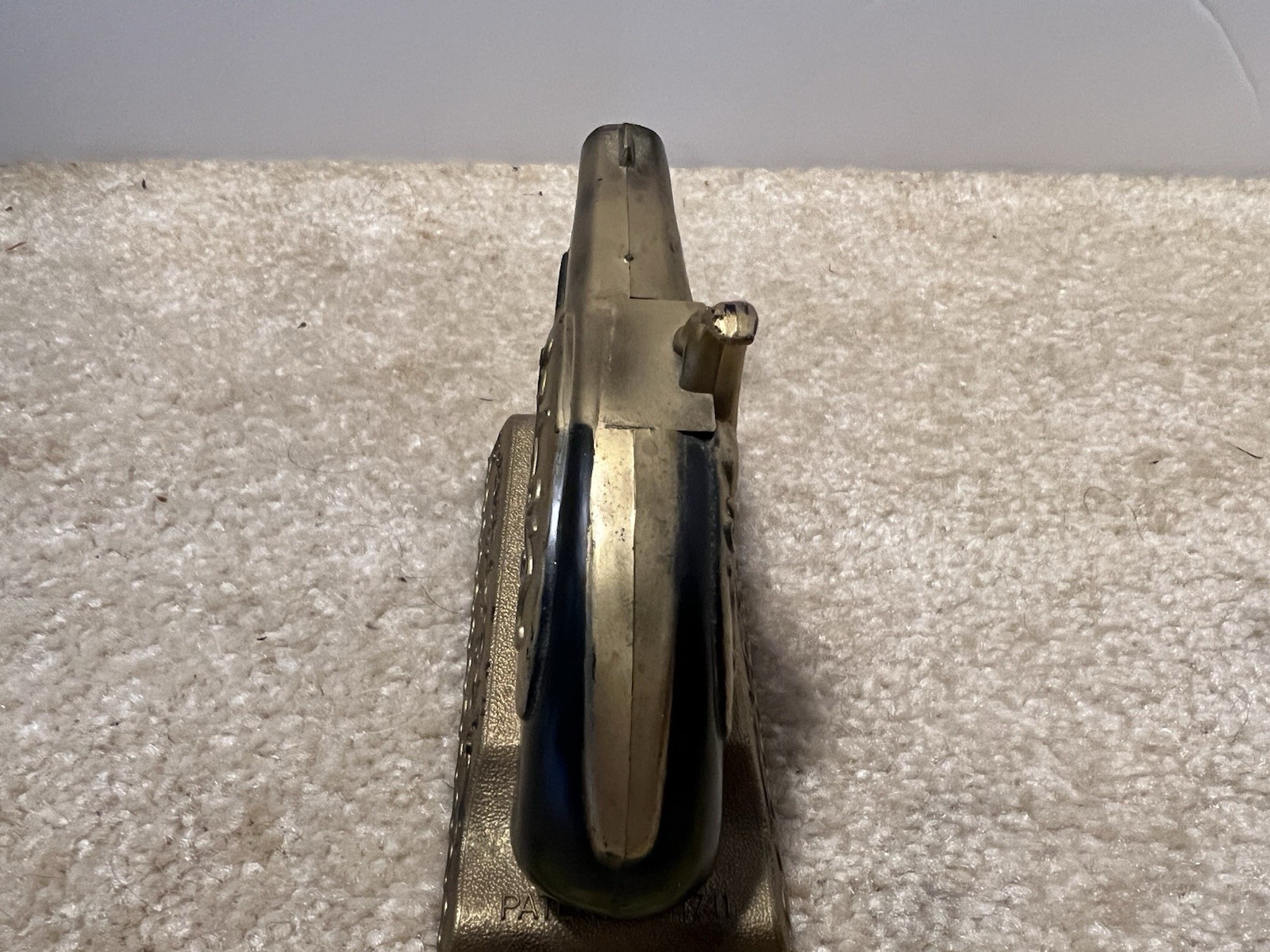 Vintage Eagle black powder pistol, collectible stapler. Works! Hong Kong