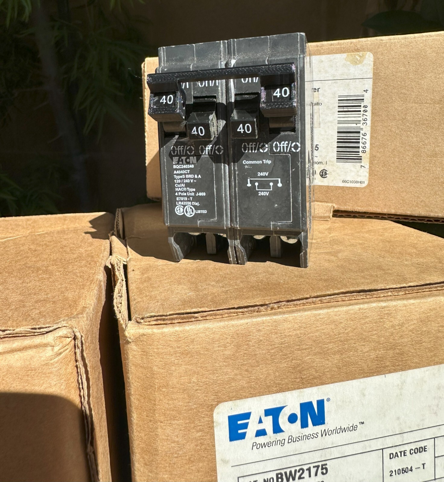Eaton Quad Outside Handle Tie Handletie Common Trip BR BQ THOW ( 10 Pack )