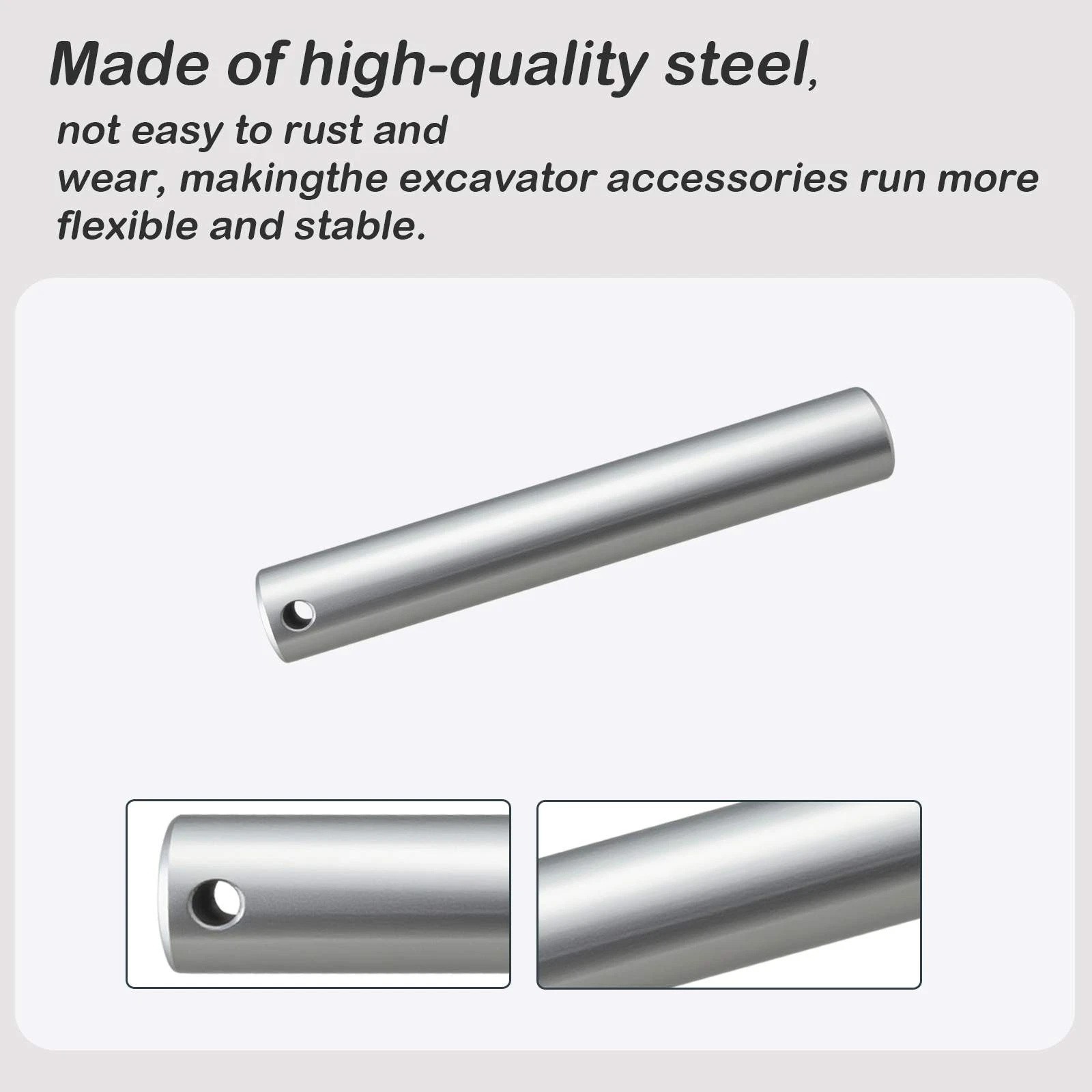 For CAT Komatsu Hitachi Bucket Linkage Systems 50mm x 345mm Excavator Bucket Pin