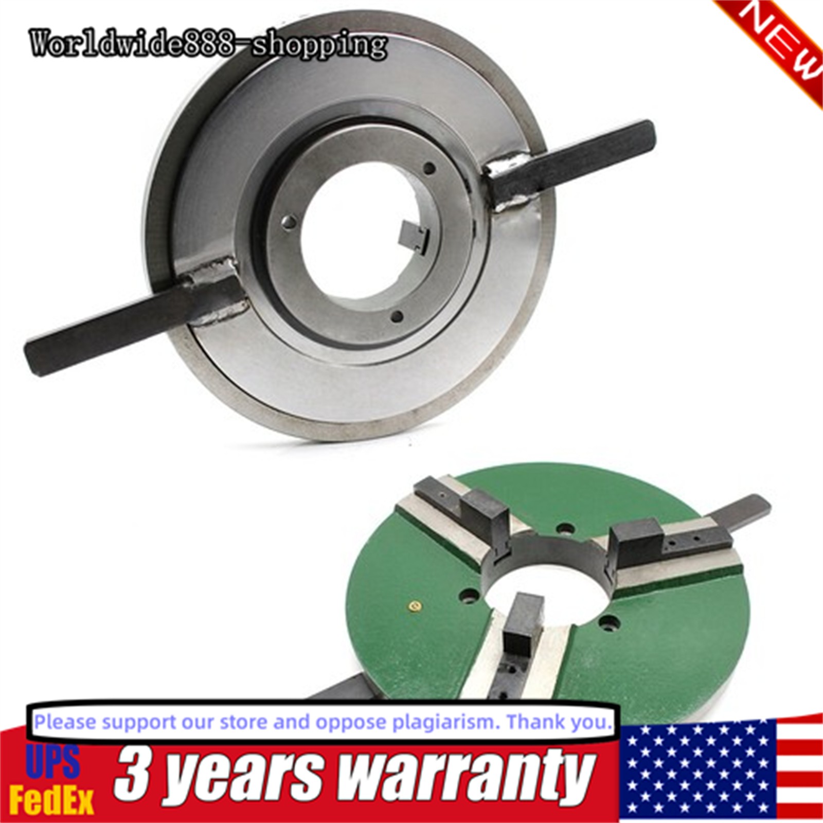 11.8 inch Chuck 3 Jaw Self-Centering Lathe Chuck Welding Positioner Table Chuck