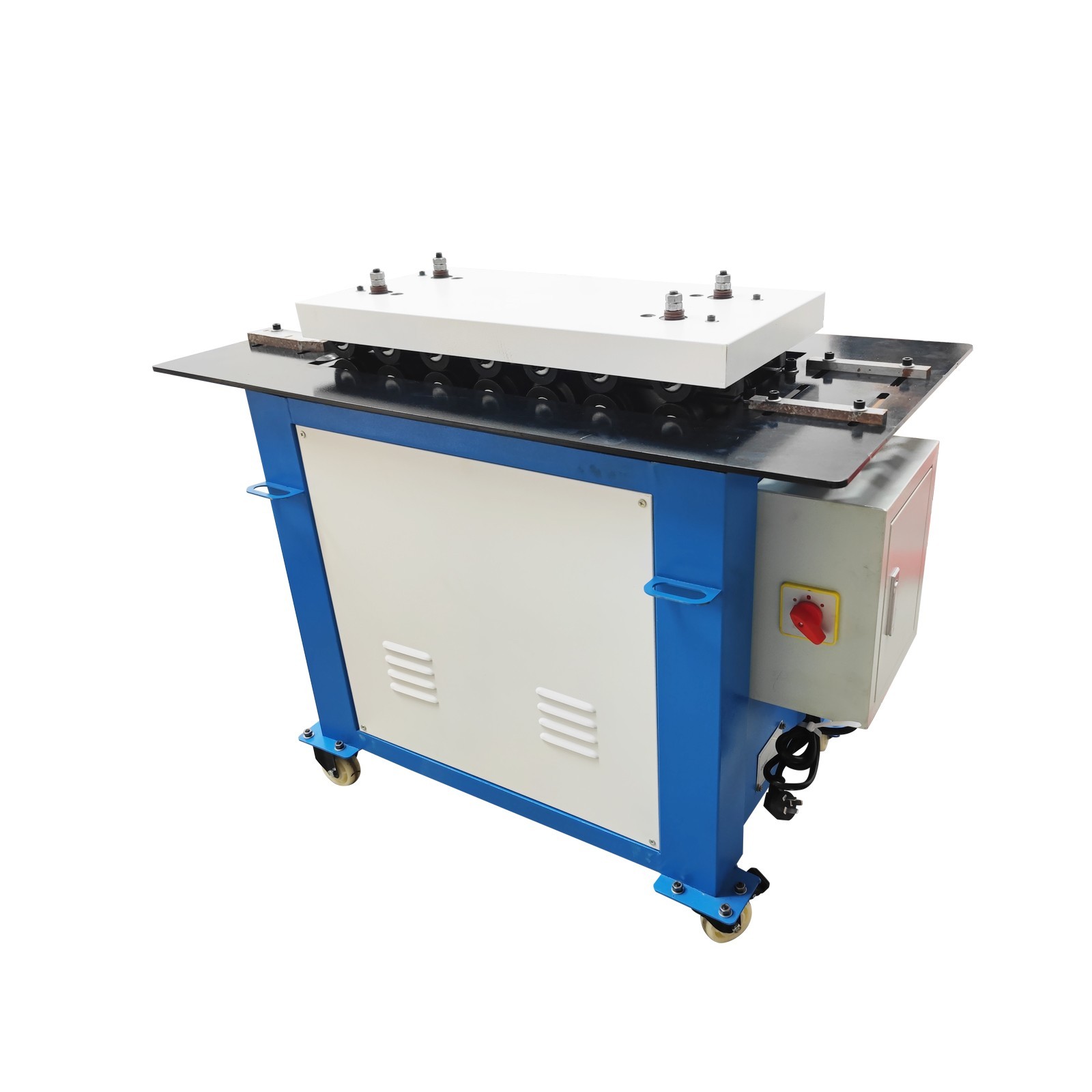 220V Sheet Metal Seamer Seam Rolling Former for 0.5-1.2mm Single Flat Mouth