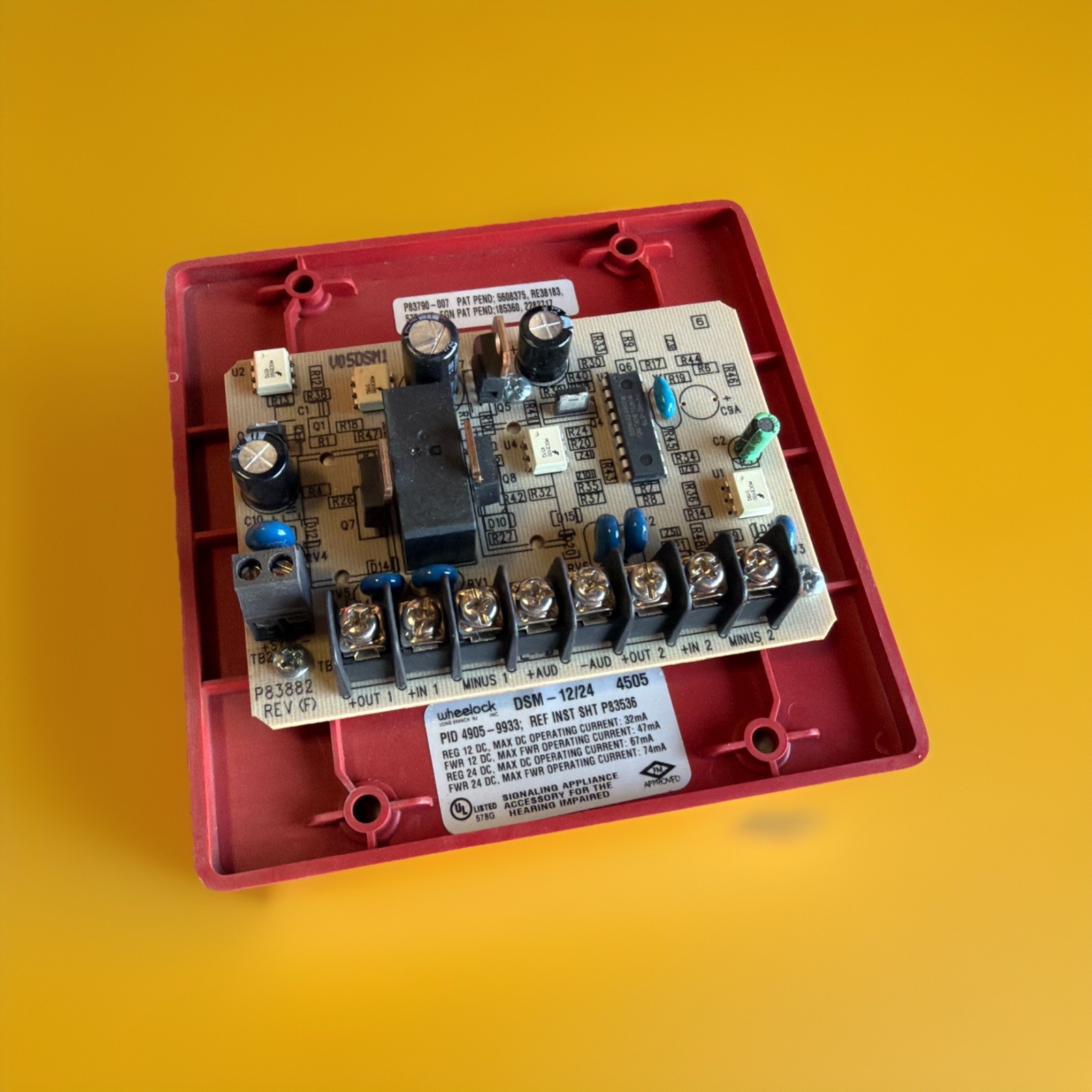 🔥 Wheelock DSM-12/24-R Dual Sync Module 12/24VDC Fire Alarm ~ 1 Unit🔥