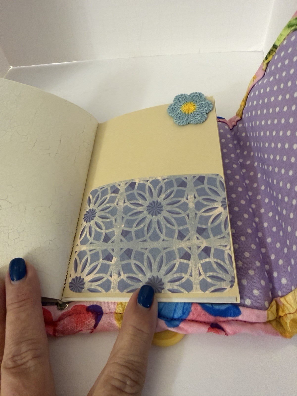 Handmade Junk Journal Beautiful Butterfly Material Measures 6.5×5.5 – Eclectic