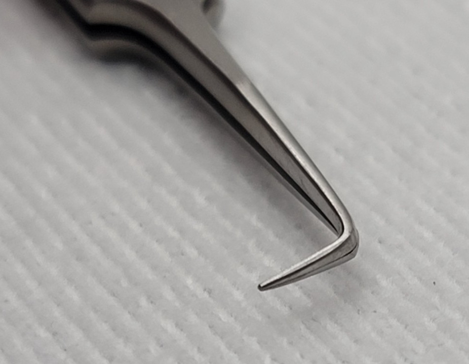 ASSI Micro Forceps JFA-5C 11cm Length 90° Tip