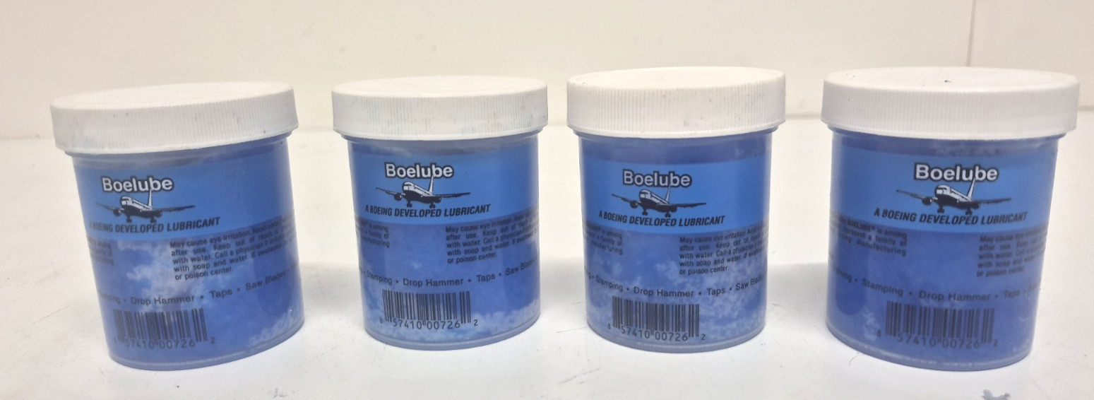 Boelube 70307-L 4oz Machining Multi-Use Lubricant – Blue Medium Paste Lot of 4