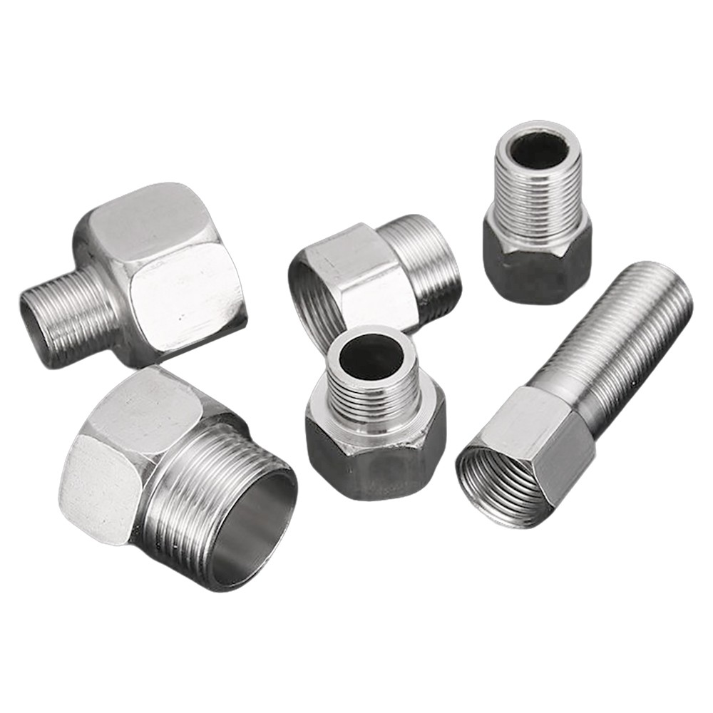 Stainless Steel Pipe Fitting Female to Male Thread Reducer Adapter Connector