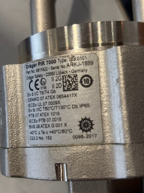 DRAGER Polytron 8000 ITR 0510 PART # 4544610