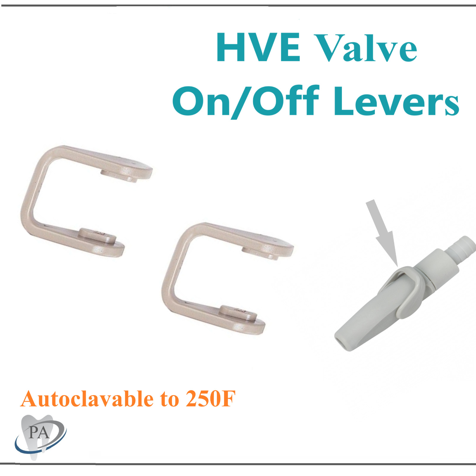 Dental HVE High Volume Evacuator Valve Lever – (Levers only) Beige upto 10/Pack