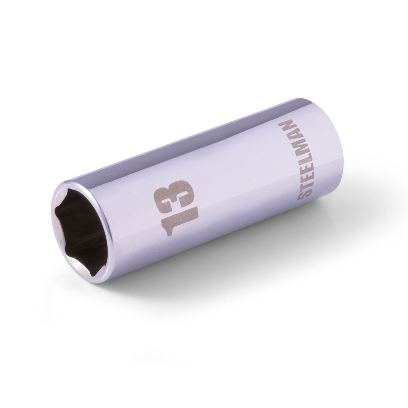 STEELMAN PRO 1/4-Inch Drive x 13mm Deep Well 6-Point Socket, 78424