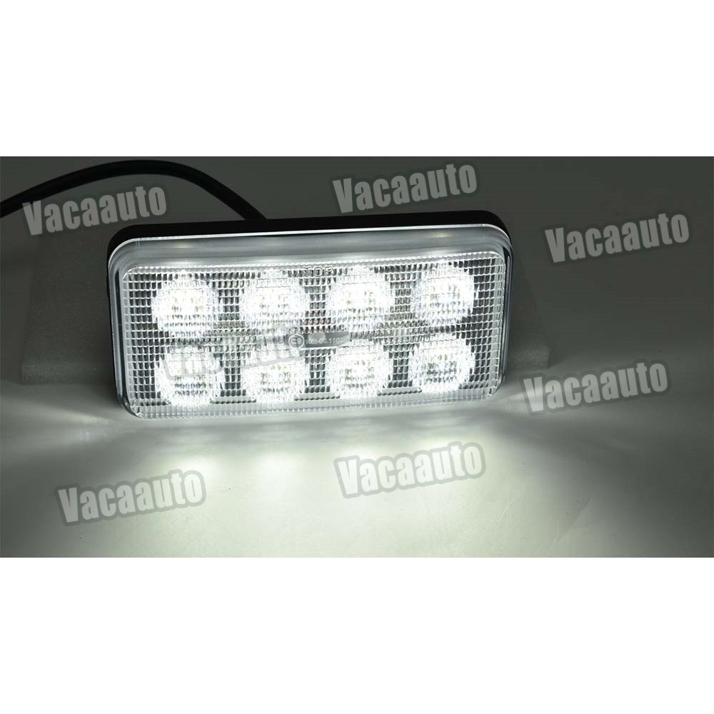 2x 40W LED Work Lights Flood Beam For Kubota Skid Steer SVL75 SVL95 V0511-53510