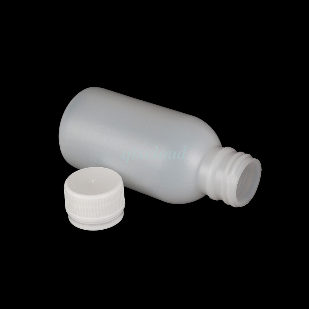 Lot 100ml 250ml 300ml 500ml Round HDPE Bottles Lab Plastic Liquid Reagent-Bottle