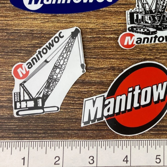 Decal Stickers Manitowoc Crawler Crane Grove POTAIN National Crane Shuttlelift