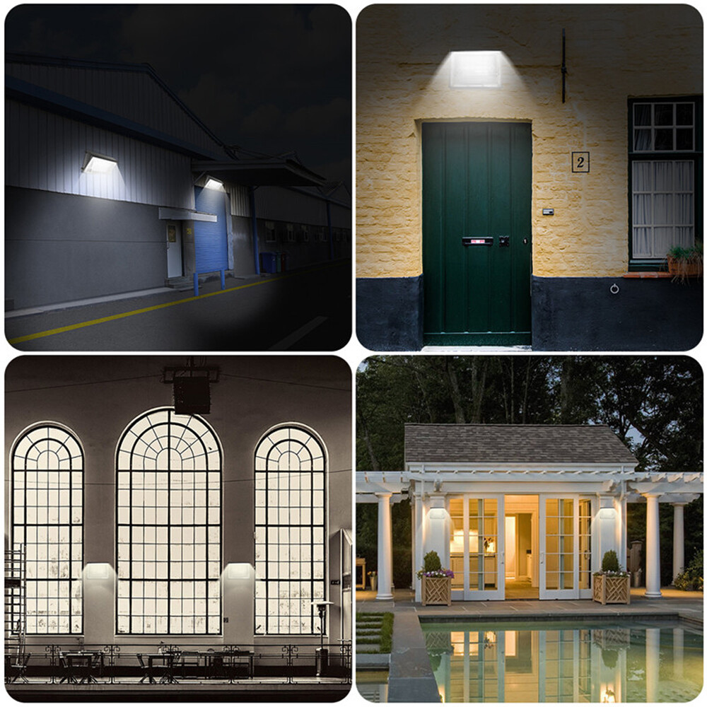 DLC ETL 120W LED Wall Light 5000K Dust to Dawn Commercial LED Wallpack Lighting