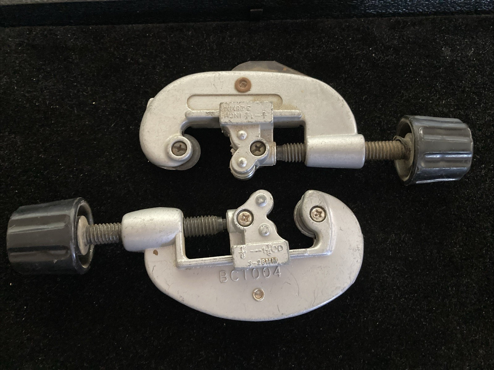 Pair of BRASSCRAFT BCT004 Tube Cutter Copper,PVC,Conduit 1/8″to1-1/8″O.D. Lot 2