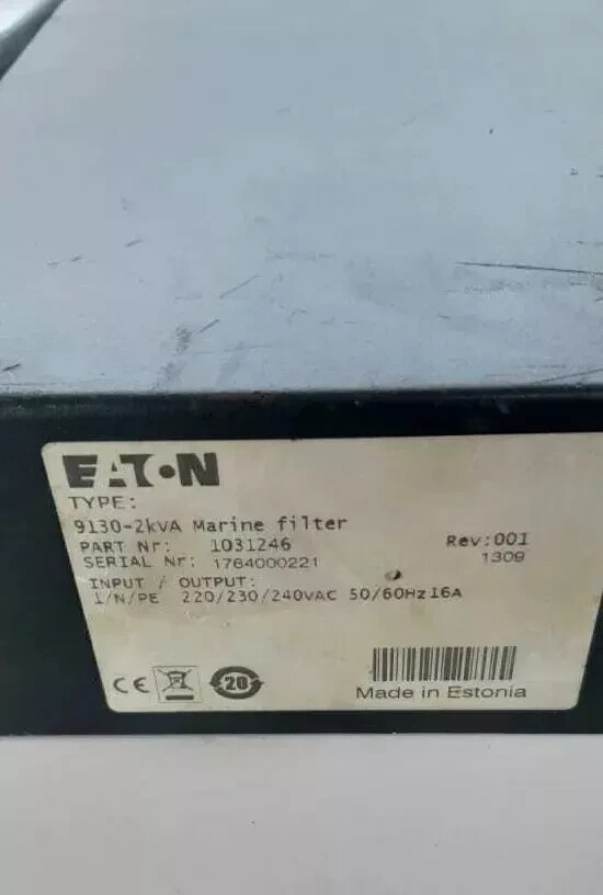 Eaton 9130-2KVA Marine Filter 220/230/240vac # fast shipping