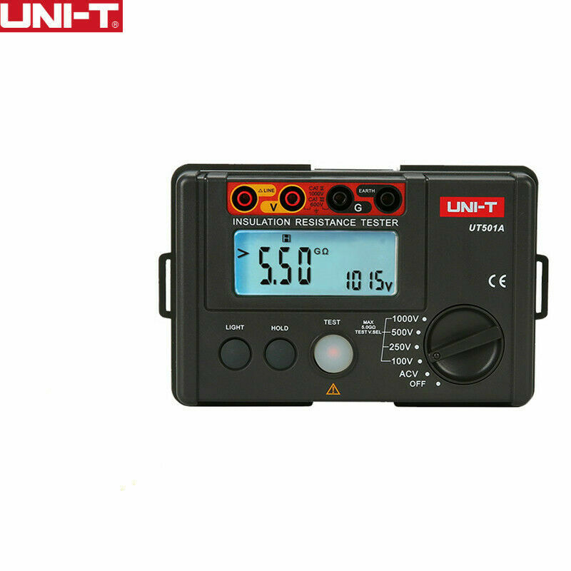 UNI-T UT501A 1000V Insulation Resistance Meter Ground Tester Megohmmeter Volt✦Kd