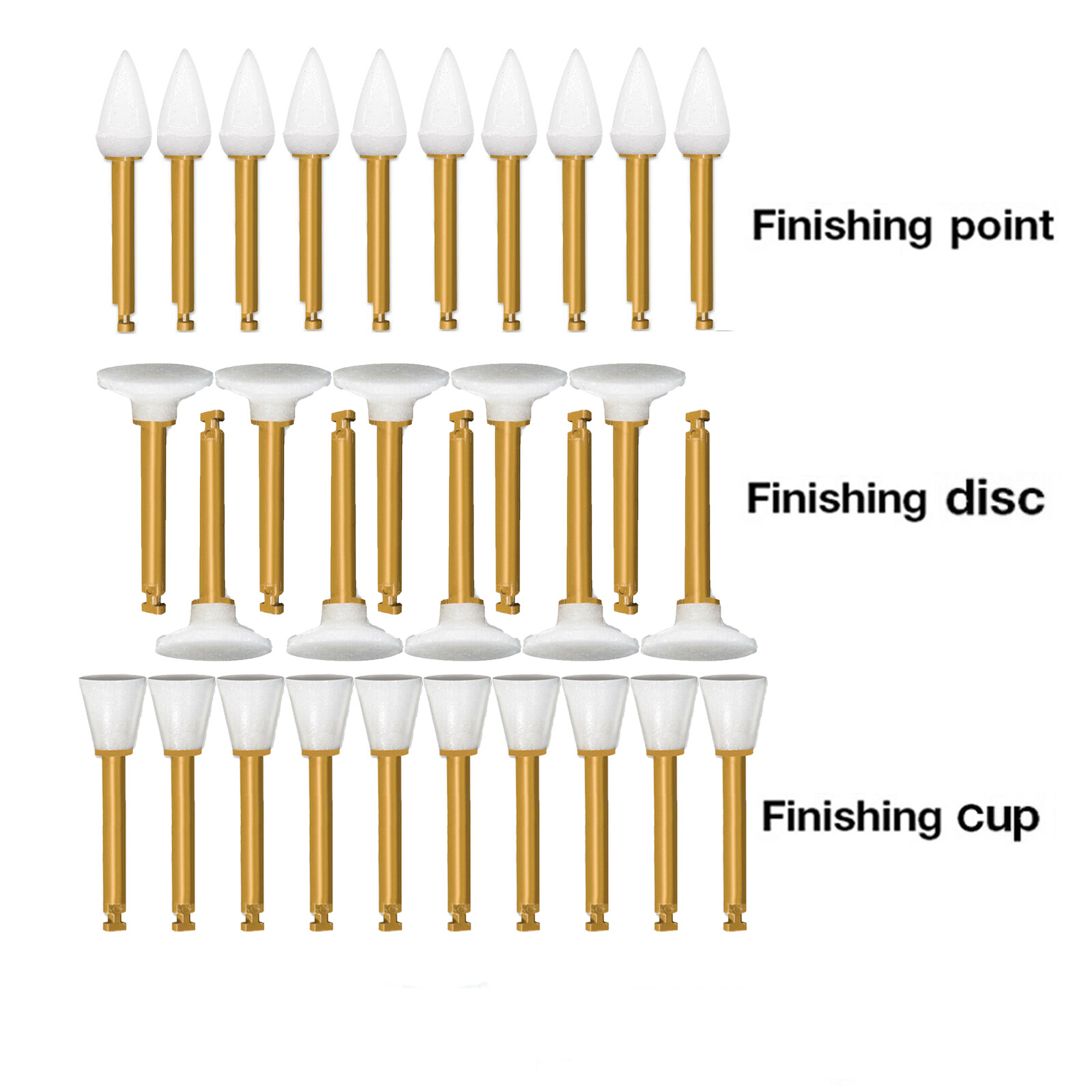 100% Original ENHANCE Finishing Cups Points Discs Dental Composite Polishing FDA