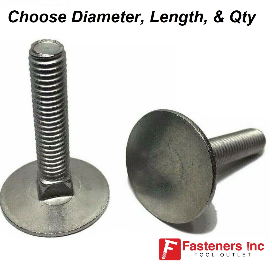 Stainless Steel Elevator Bolts (All Sizes & Qty’s) 18-8 / 304 Grade