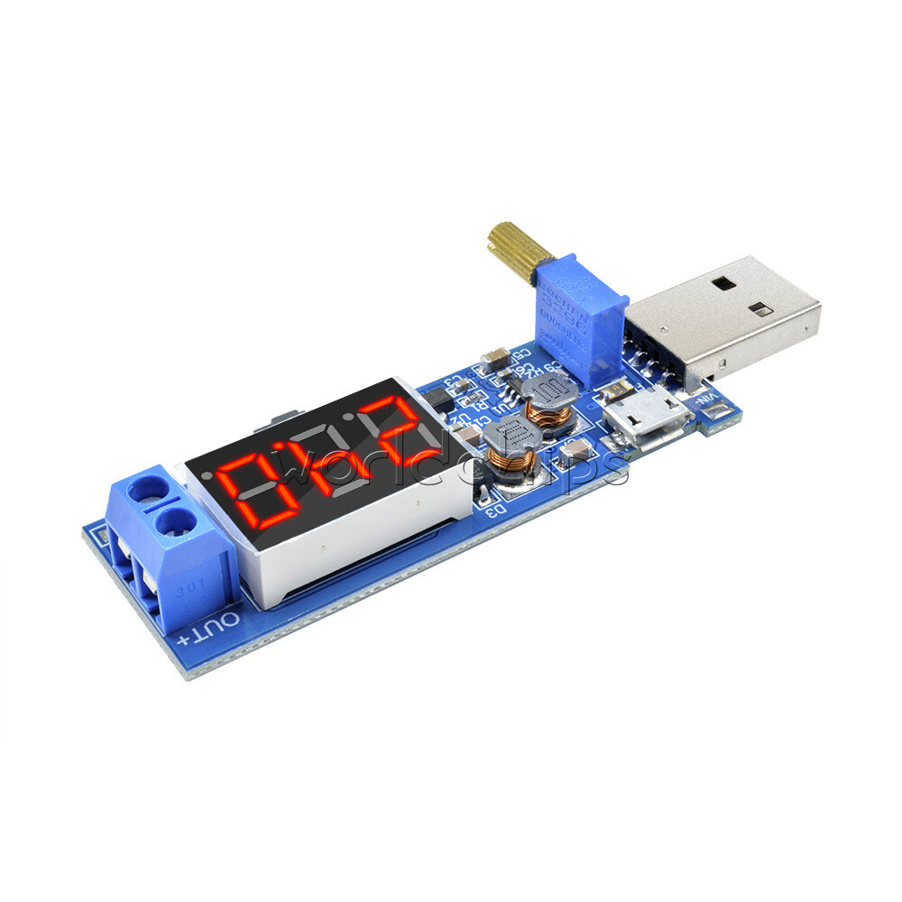 DC-DC 5V to 1.2V-24V USB Step Up Down Adjustable Converter Power Supply Module