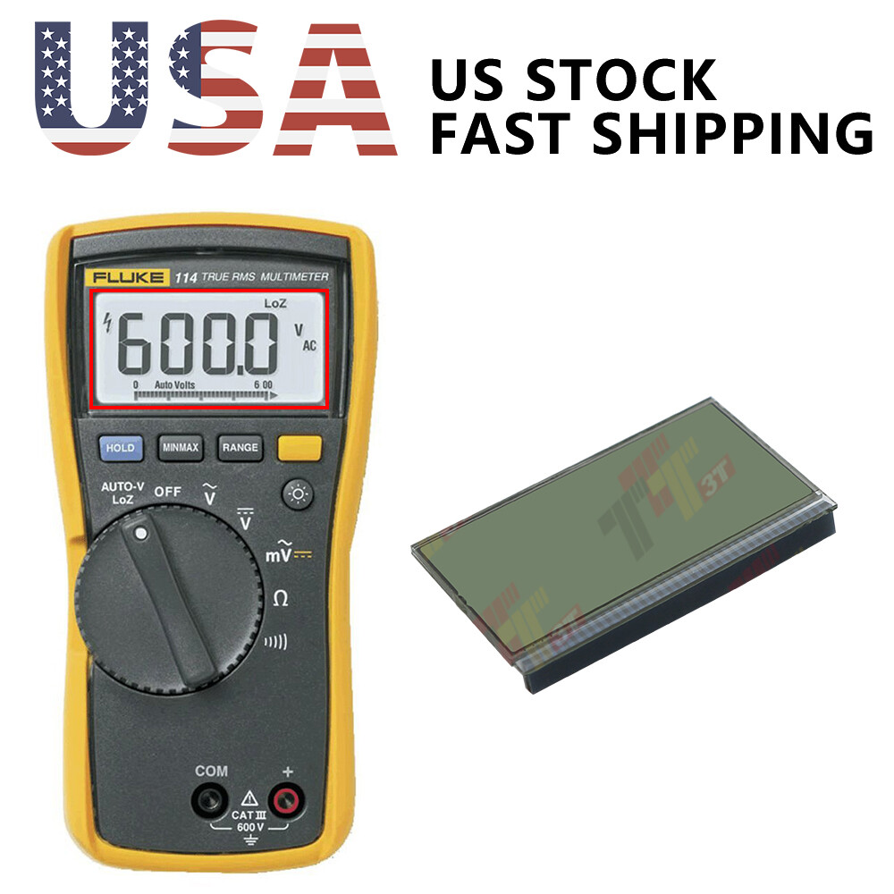Display for FLUKE 113 114 115 116 117 True-rms Digital Multimeter Repair