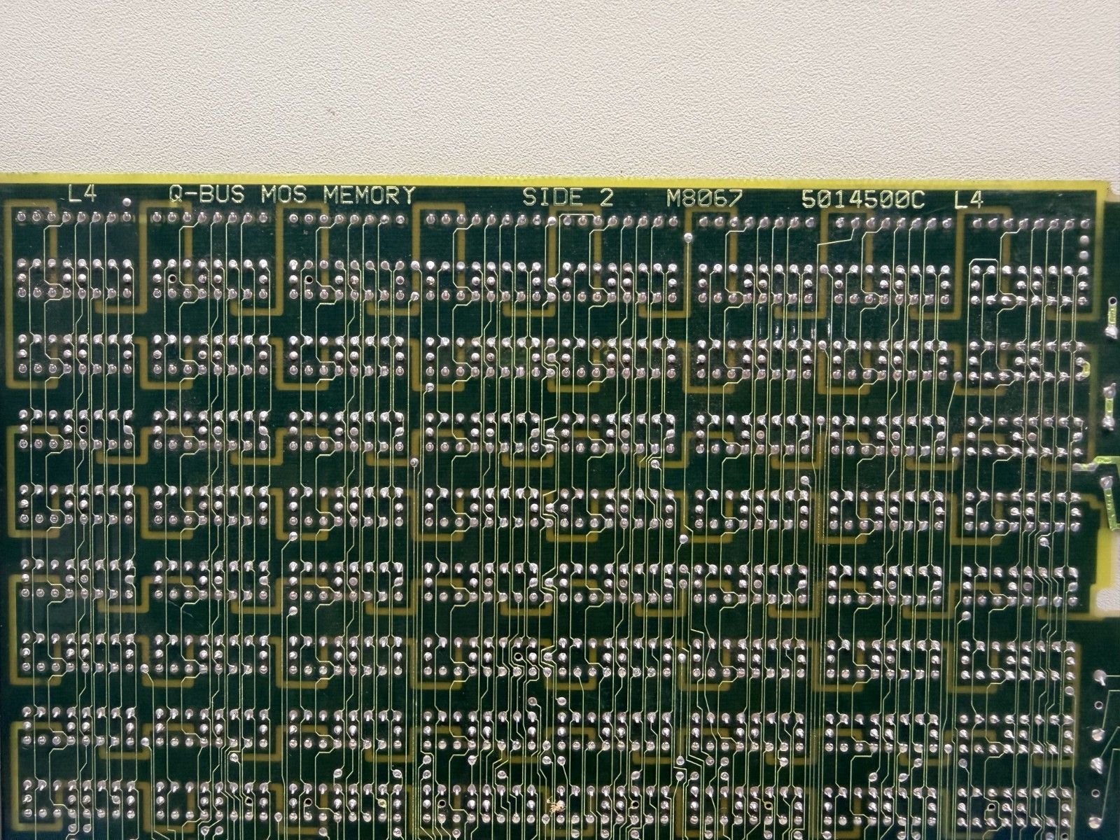 Q-BUS MOS MEMORY PCB