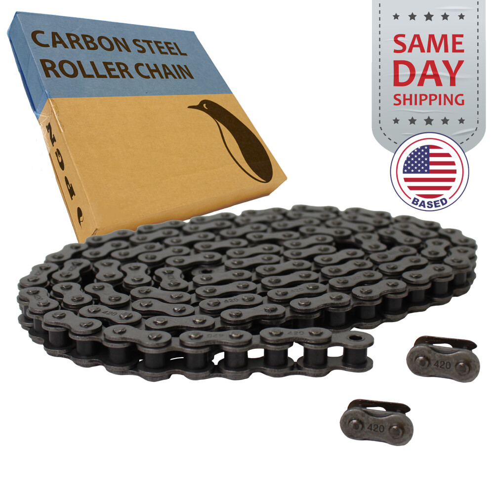 420 x 10 feet Motorcycle Chain for 110cc SSR 125CC Dirt Pit Bike Roller Chain