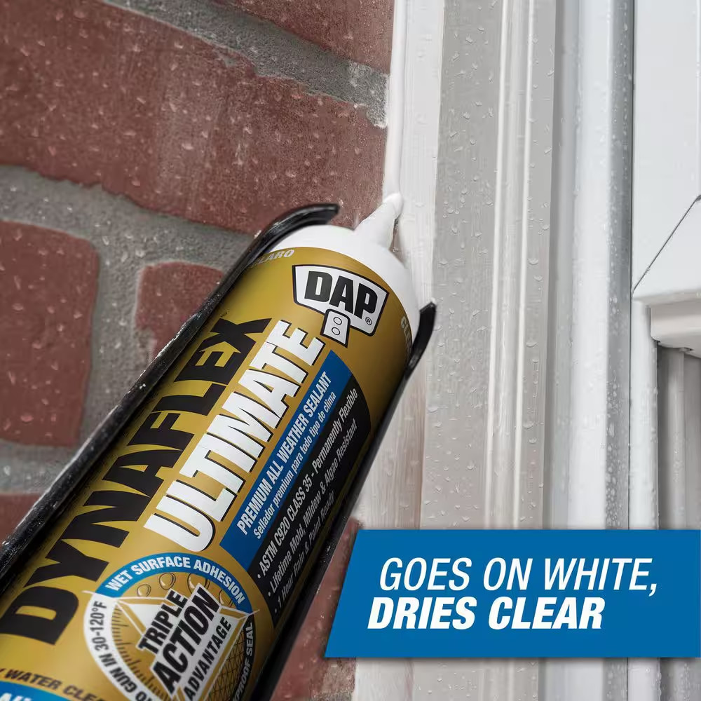 Dynaflex Ultimate 10.1 Oz. Clear Premium All Weather Exterior Window, Door, Sidi