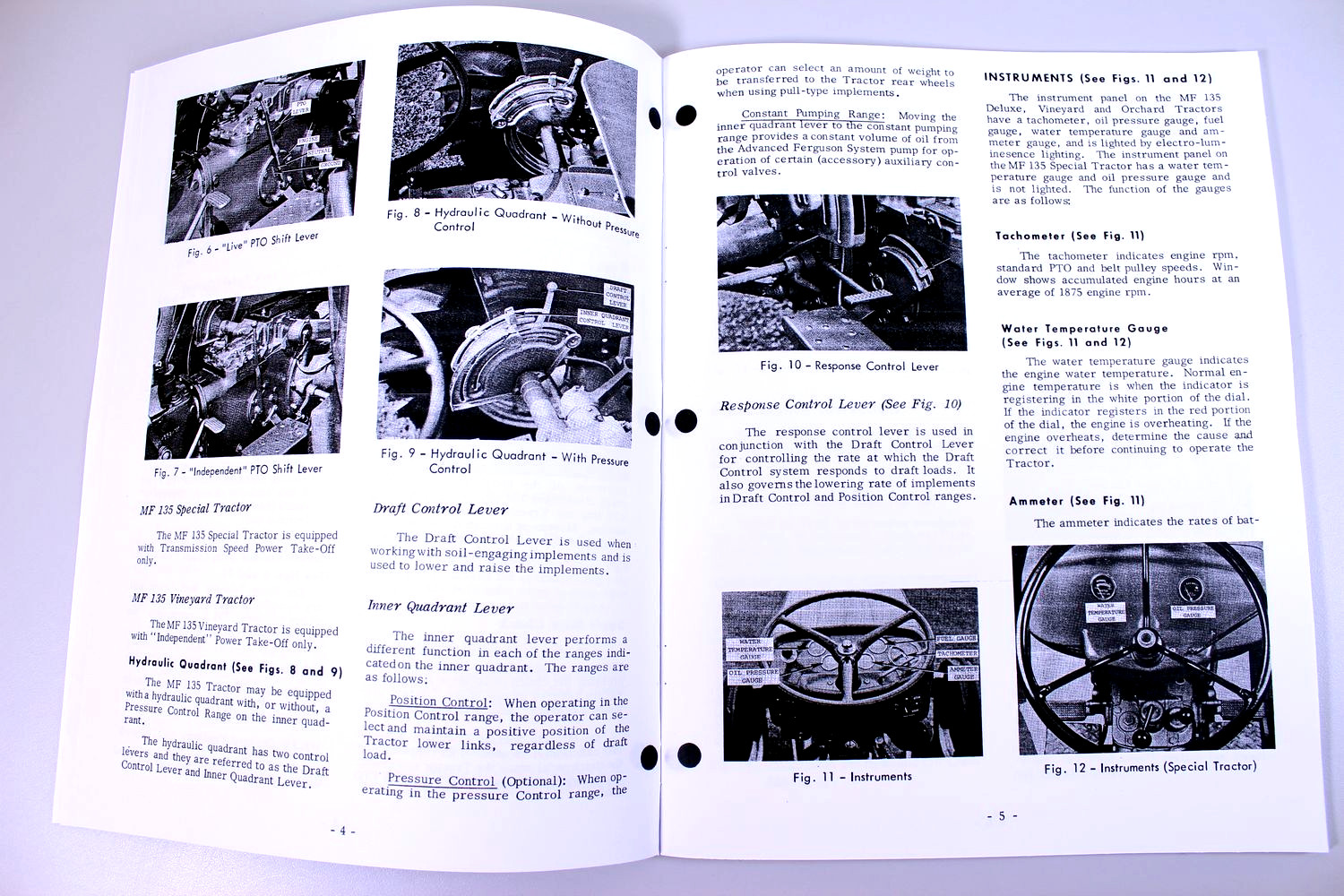 Massey Ferguson Mf 135 Tractor Service Owners Operators Manual Book Repair Mf135