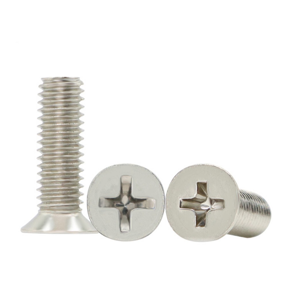 M1.2 M1.4 M1.6 M1.7 M2 Nickel-plated small head bolt Countersunk Phillips screws