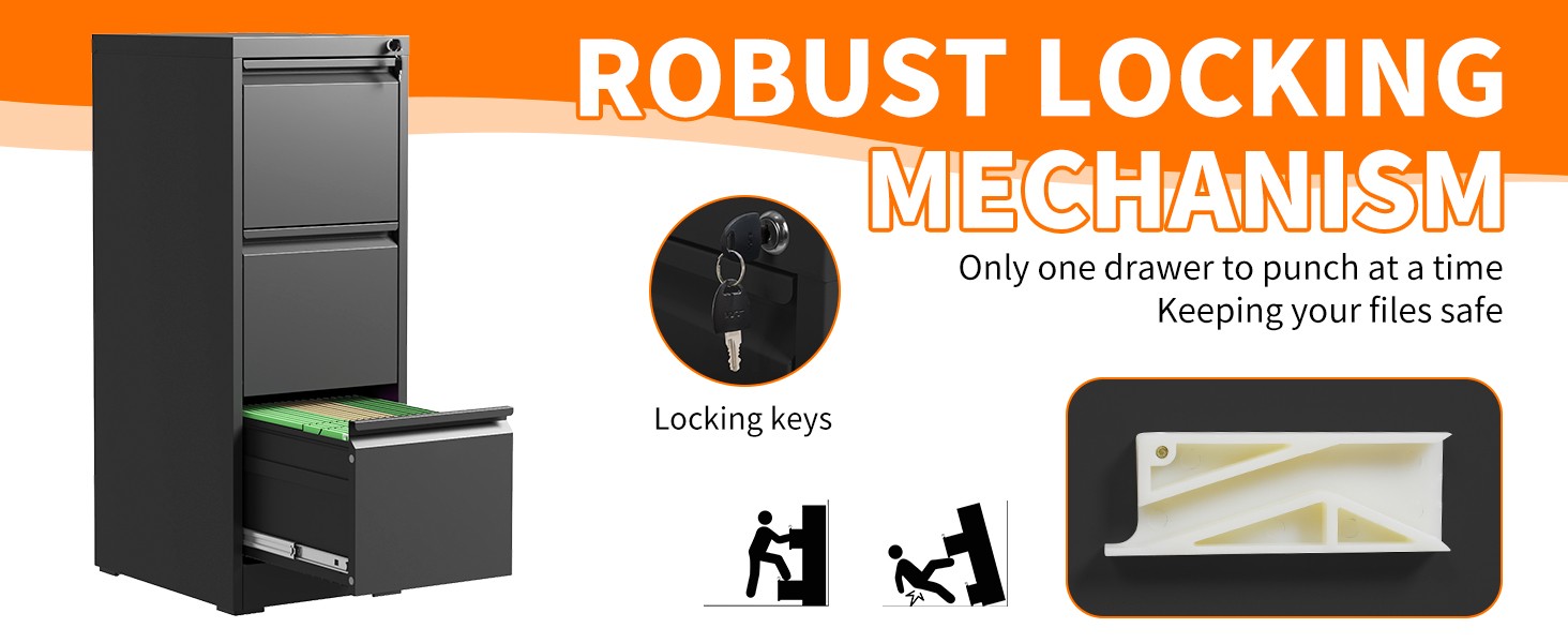 Assembly Required, Metal File Cabinet Drawer Heavy Duty Locking File Cabinets