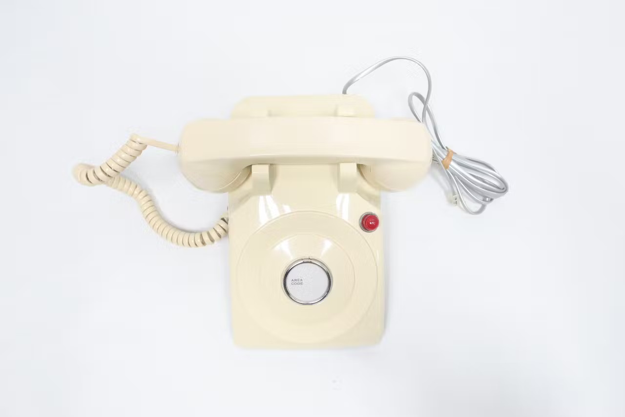 Itt RFC-SLT Ivory Dial Defense Telephone