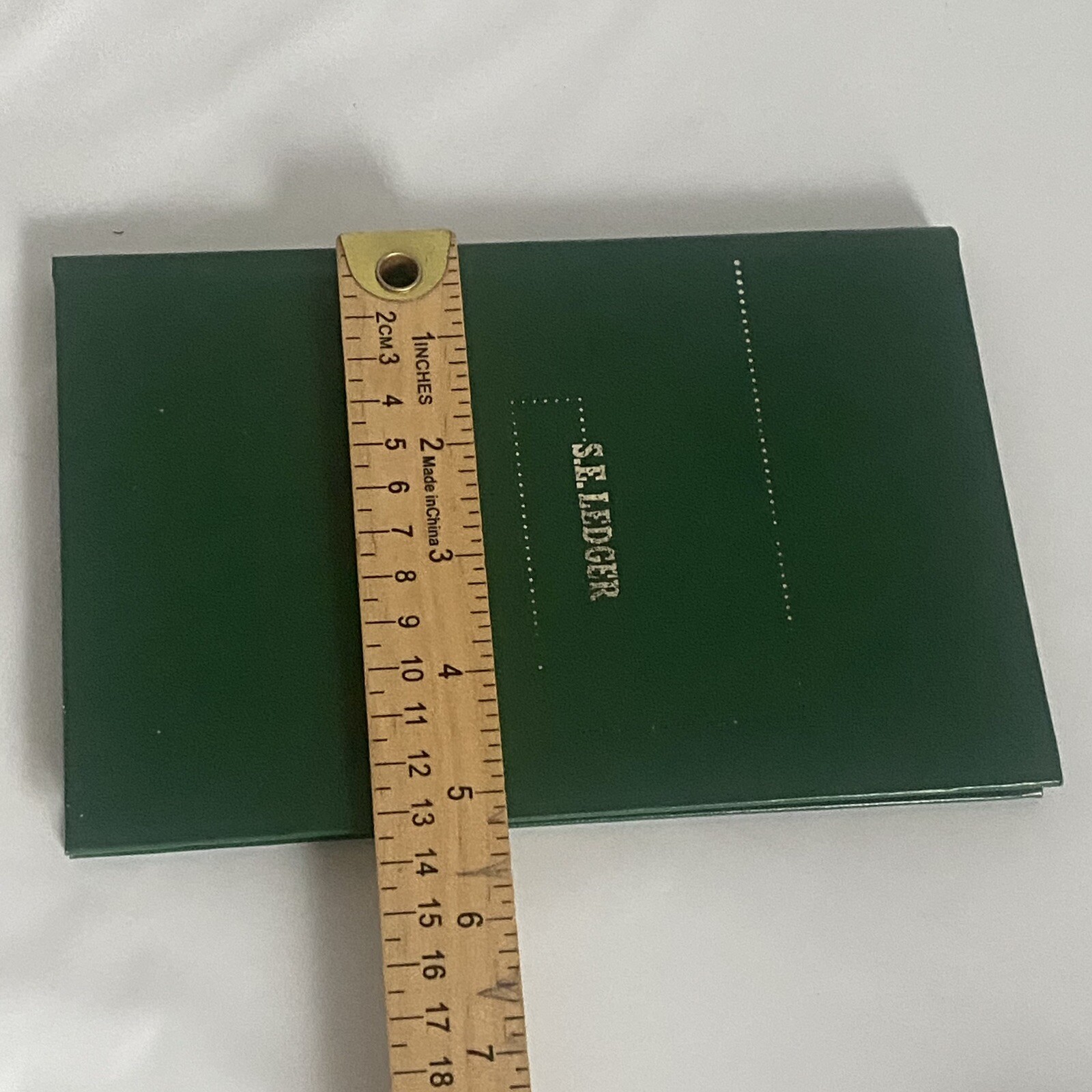 Cash Record S.E. LEDGER BOOK! NATIONAL BLANK BOOK CO. Eagle Line Vintage READ