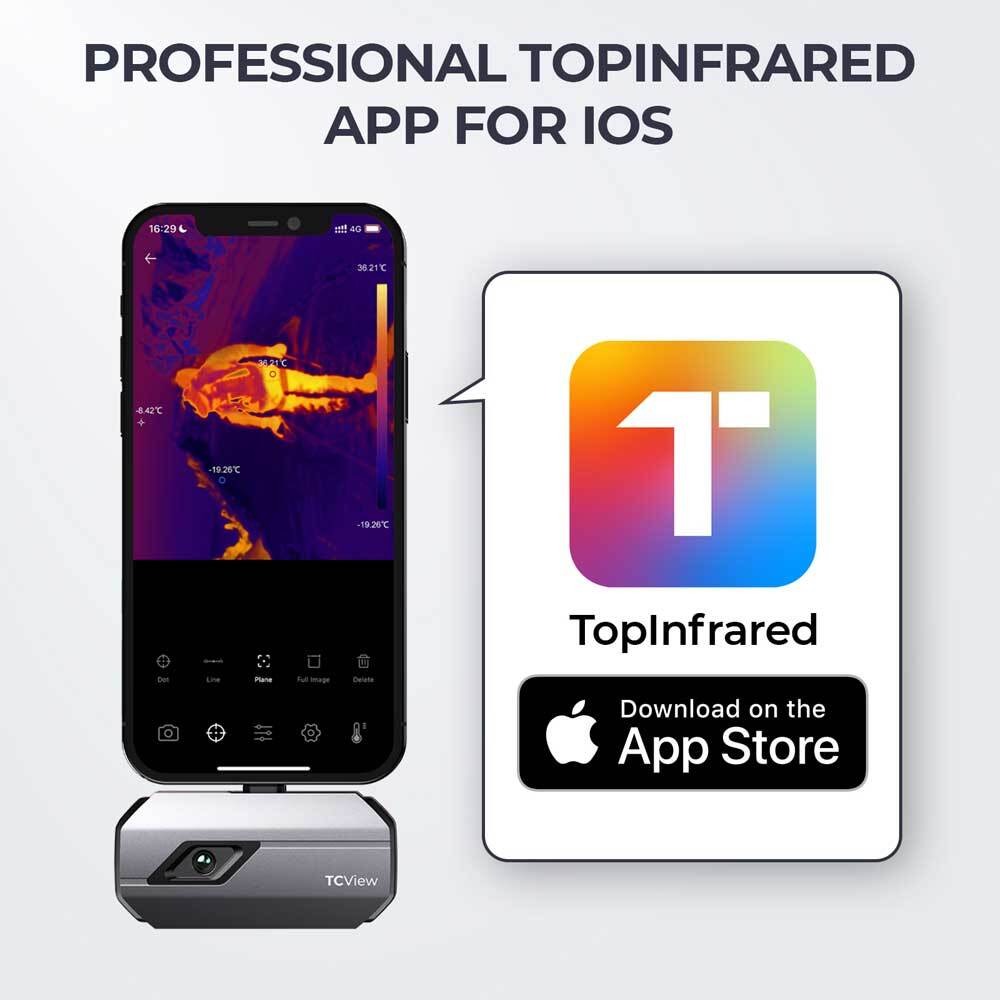 TOPDON TC002 – High Resolution Thermal Imaging Camera for IOS (Lighting C)