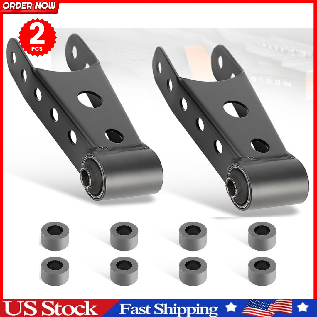 2′-3′ Rear Lowering Drop Shackles Kit for 1988-2018 Chevrolet Silverado 1500,…