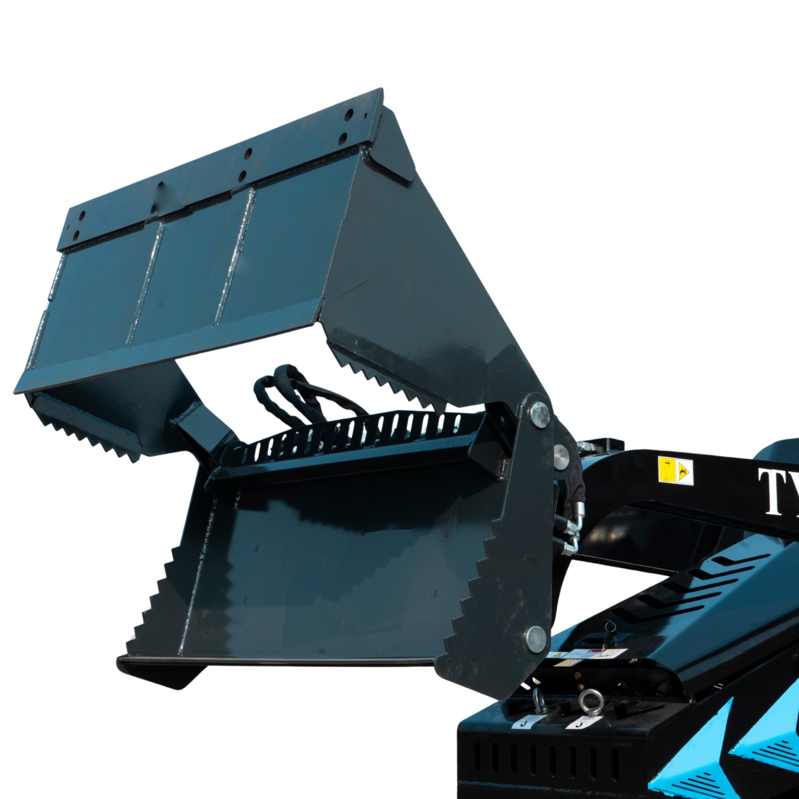 4-In-1 Bucket Combo Mini Skid Steer attachment for TYPHON STOMP X1300 &STOMP 509