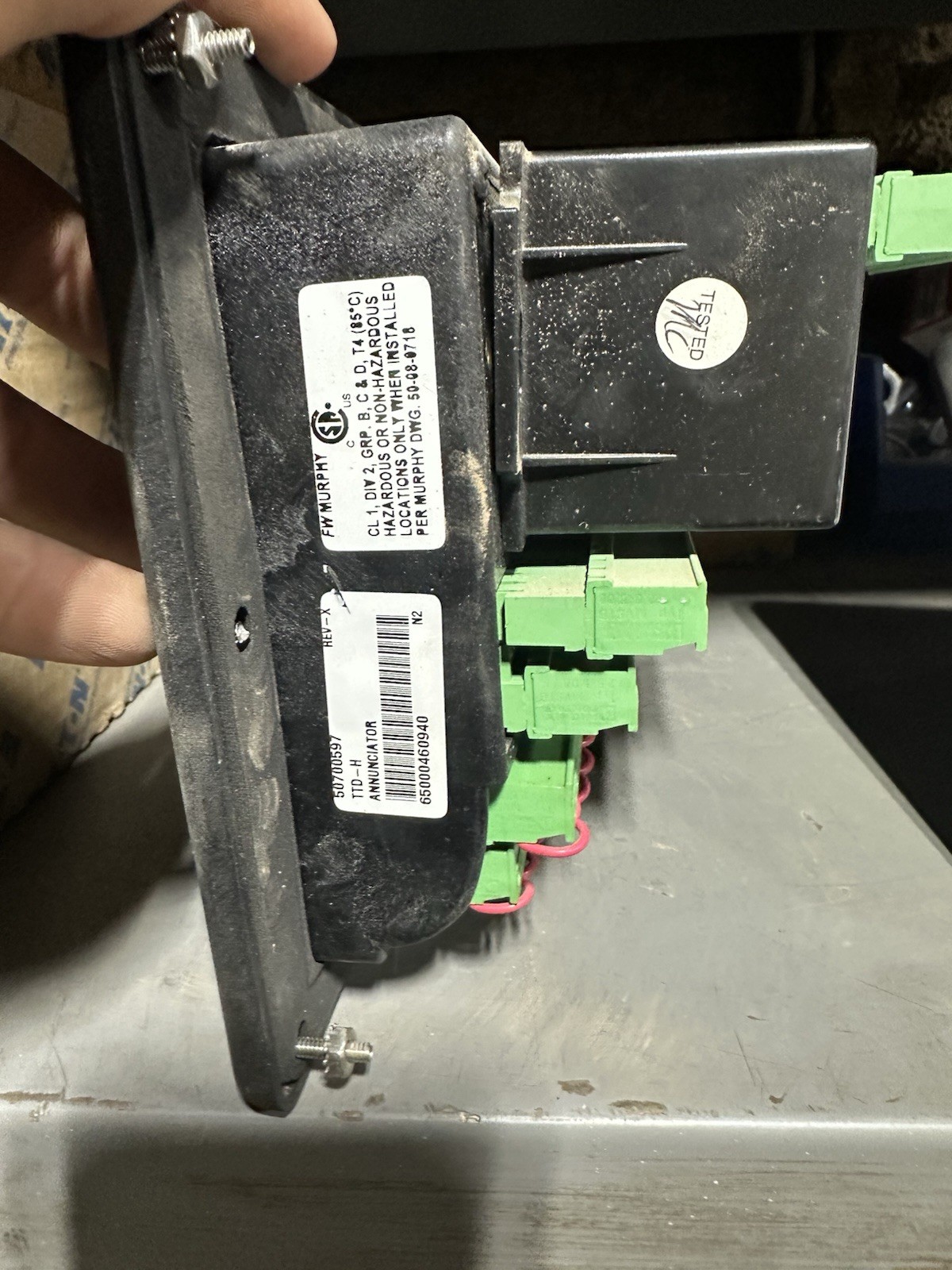 FW Murphy TTD Panel Mount Power Supply 12V PSU-2-T / PSU-2-T-L-N. 2 of them