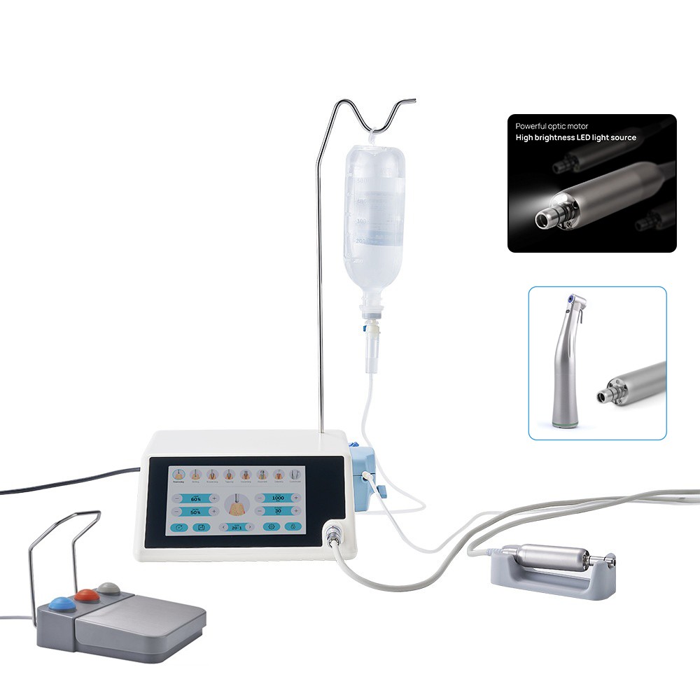 DTA Dental Surgical Implant Motor Brushless Motor+20:1 Reduction Contra Angle