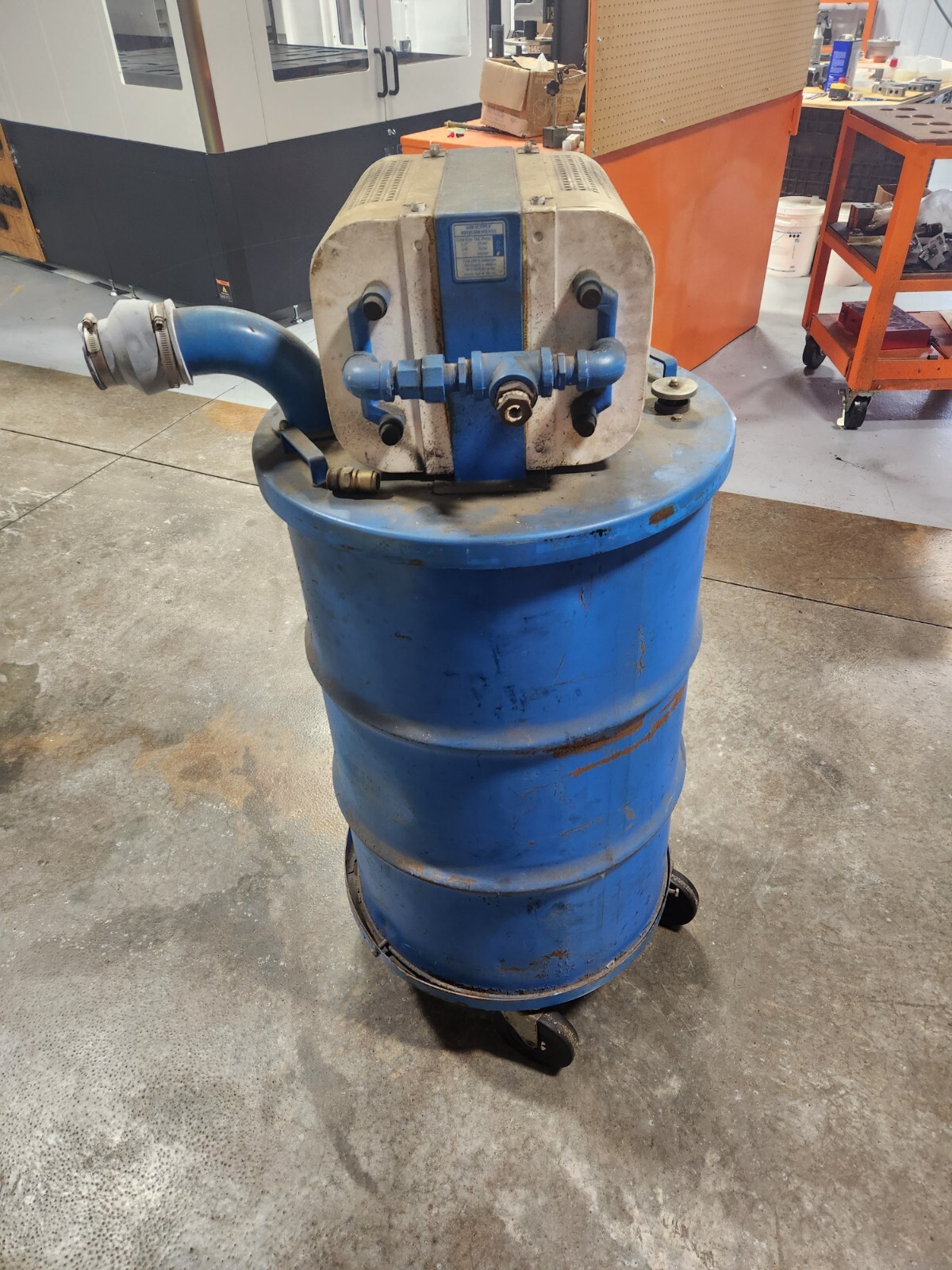 Vac-u-Max Model 40013 (55 Drum) Top Industrial Vacuum Cleaner for Fine Powder