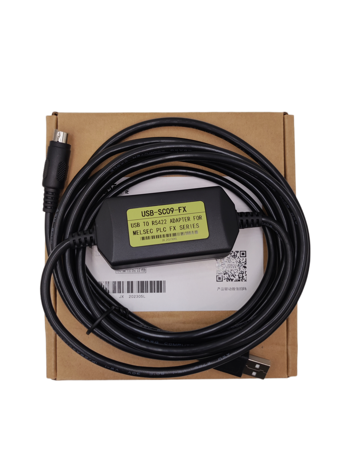 USB-SC09-FX PLC Programming Cable Replacement for Mitsubishi MELSEC FX