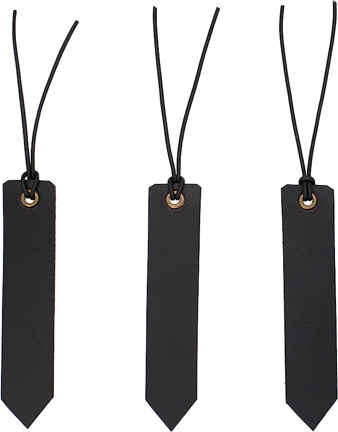Leather Bookmarks Viking Page Markers for Book Reading Bookworm Readers Set of 3