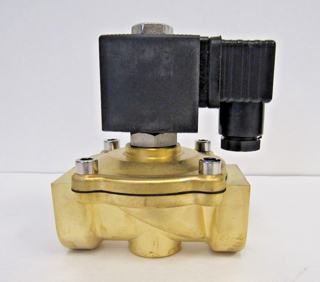 NEW PRM 3/4 INCH NPT SOLENOID VALVE 120VAC BRASS VITON SEALS NORMALLY CLOSED NIB