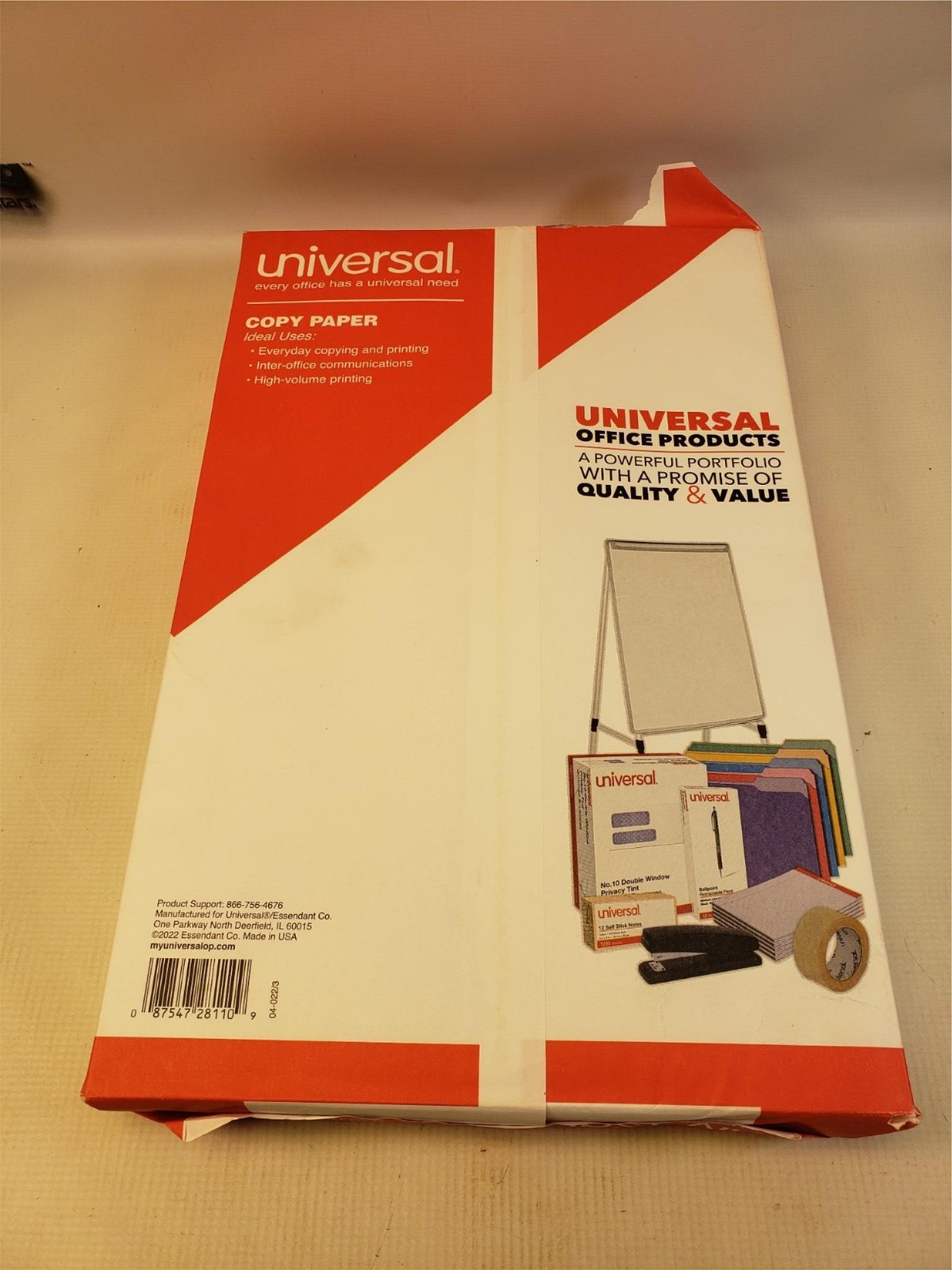 Universal Copy Paper 11×17 20lb 92 Bright White Ledger Size Ream 500 Sheets