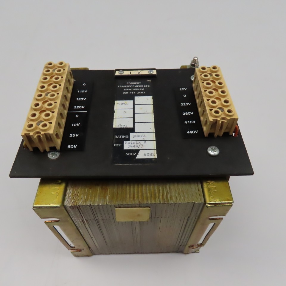 Forrest 220-440V 50/60Hz Pri Transformer 750/150VA 12-50V/110-220V Output