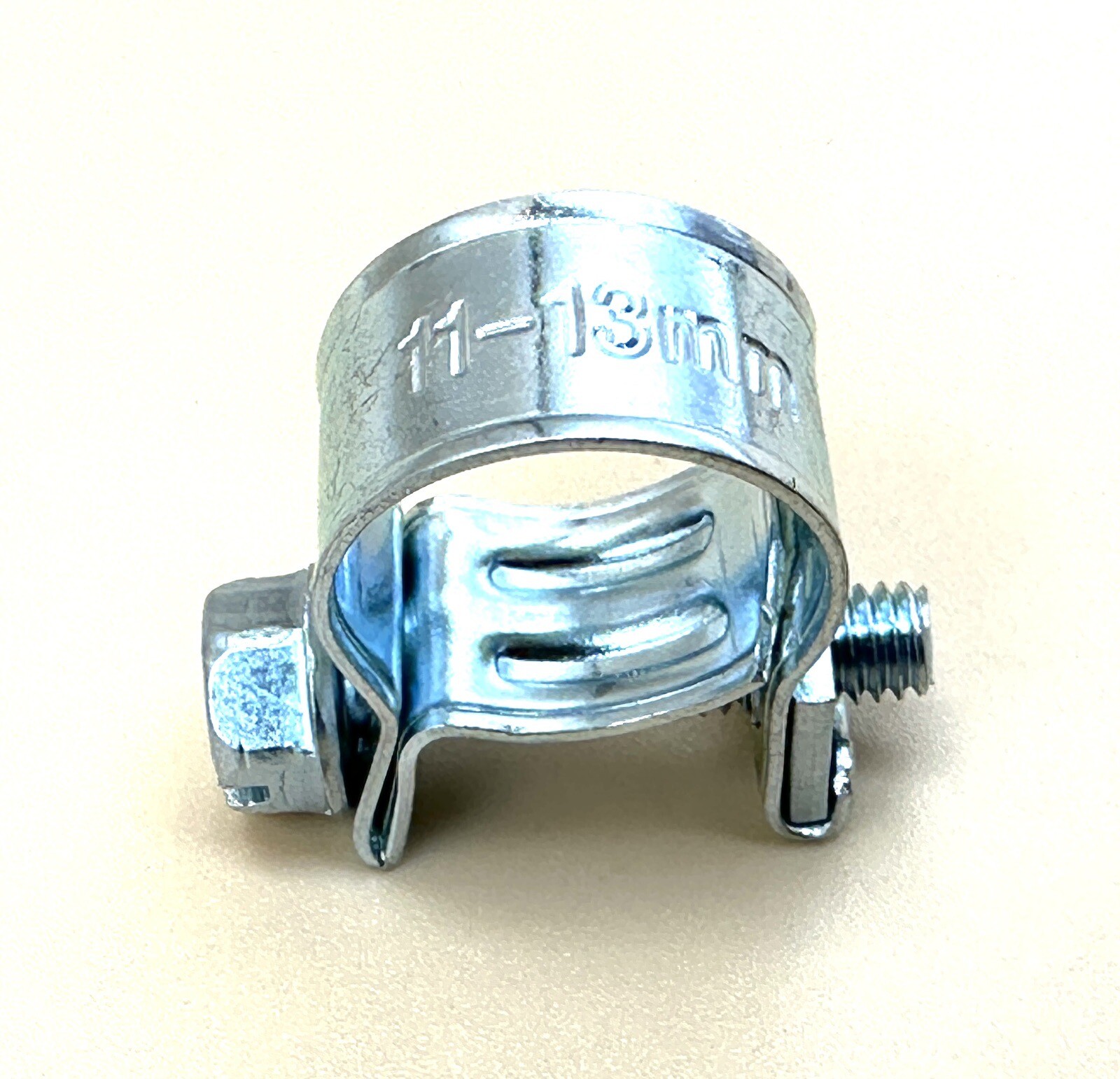 11-13mm (0.43-0.51’’) Fuel Injection Hose Clamp Zinc Steel Fuel Line Clamp 100PK