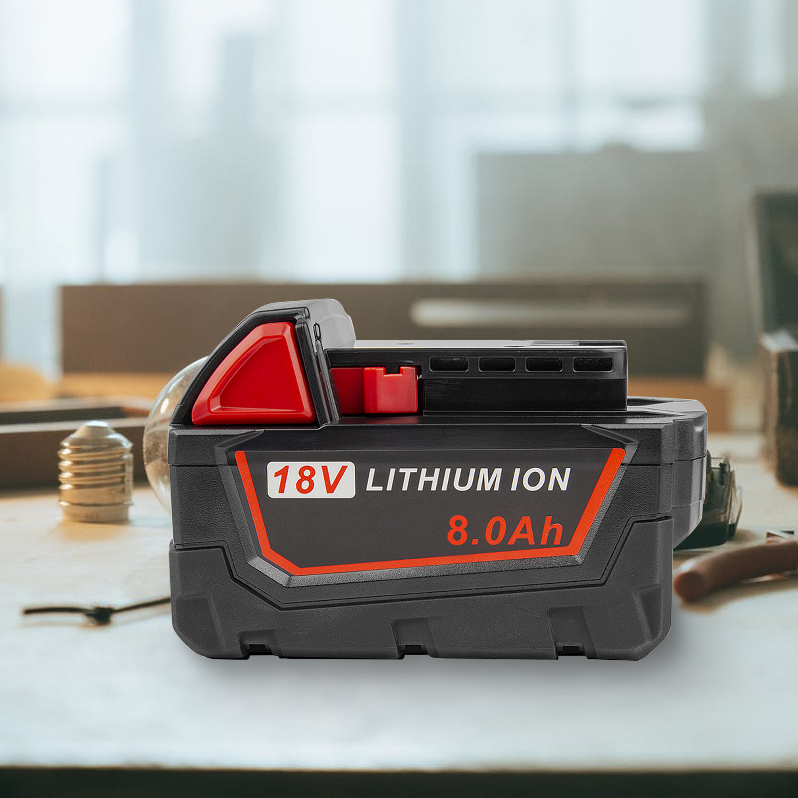 2PACK for M18 Battery Lithium Extended Capacity 8.0Ah For Milwaukee