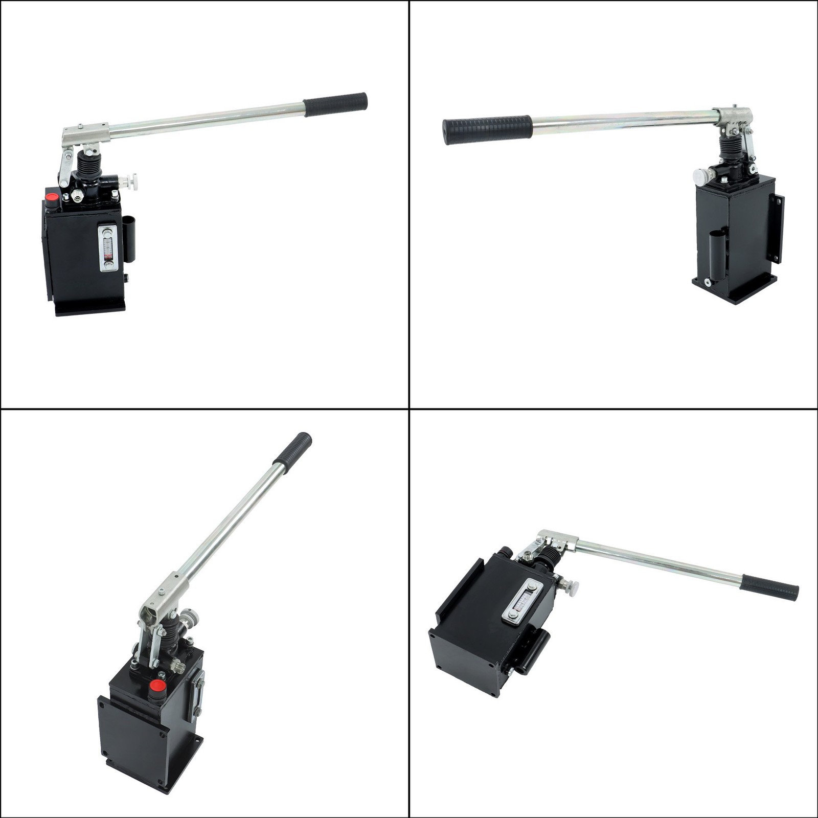 Single-Acting Hydraulic Pump 1.5CID Manual With Release Knob 3 Qts