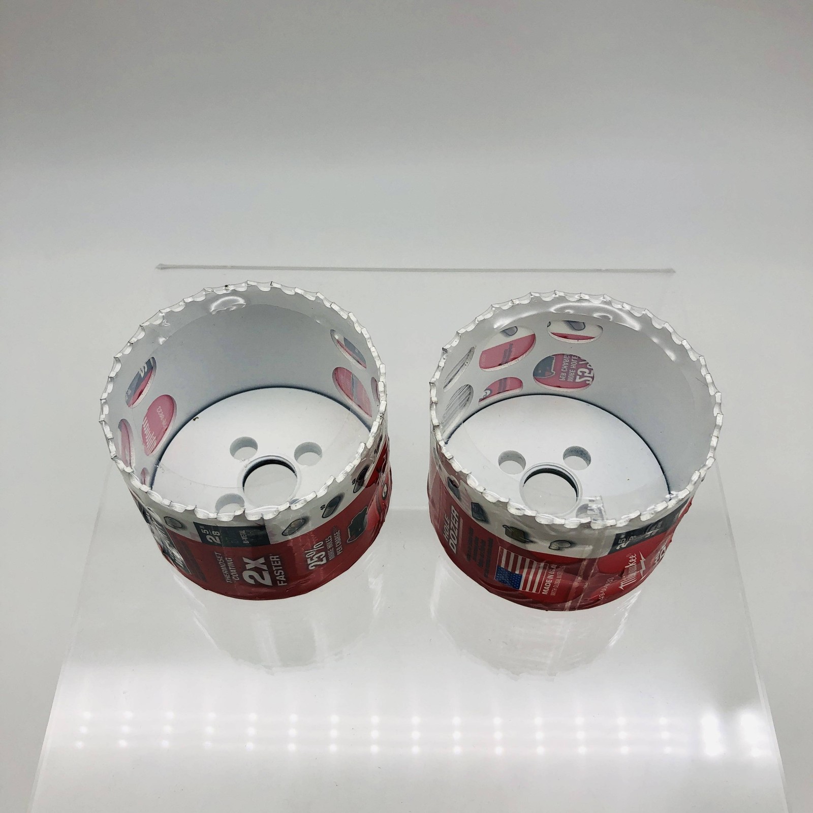 Milwaukee 49-56-9633 Hole Saw 2-5/8in Ice Harden Hole Dozer Bi-Metal 3.5 TPI 2pk